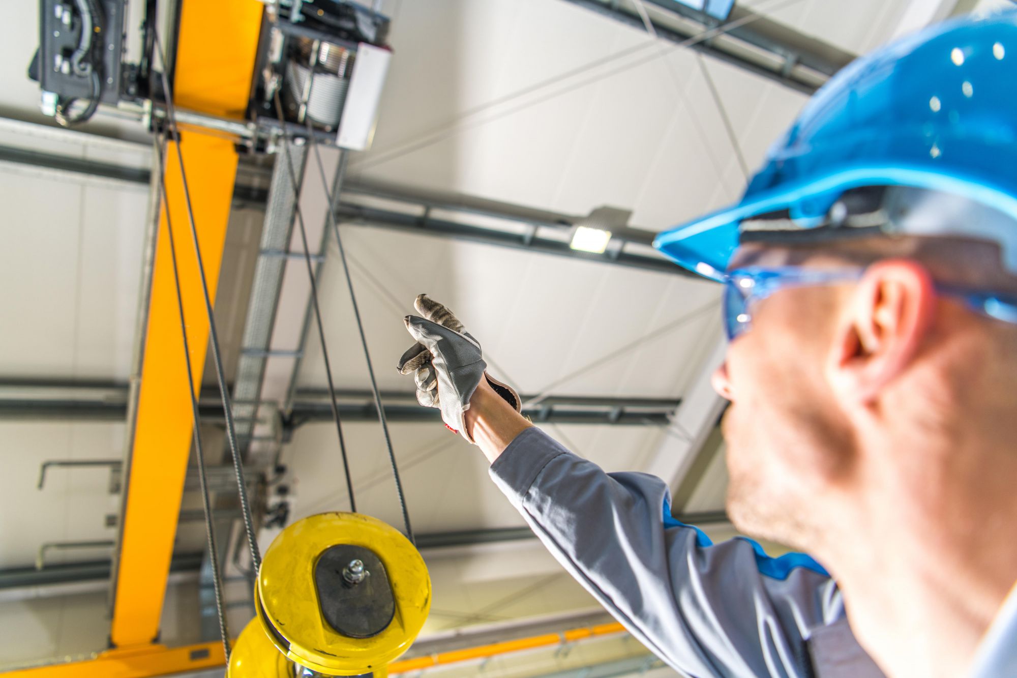 overhead ceiling mounted crane OSHA inspection services